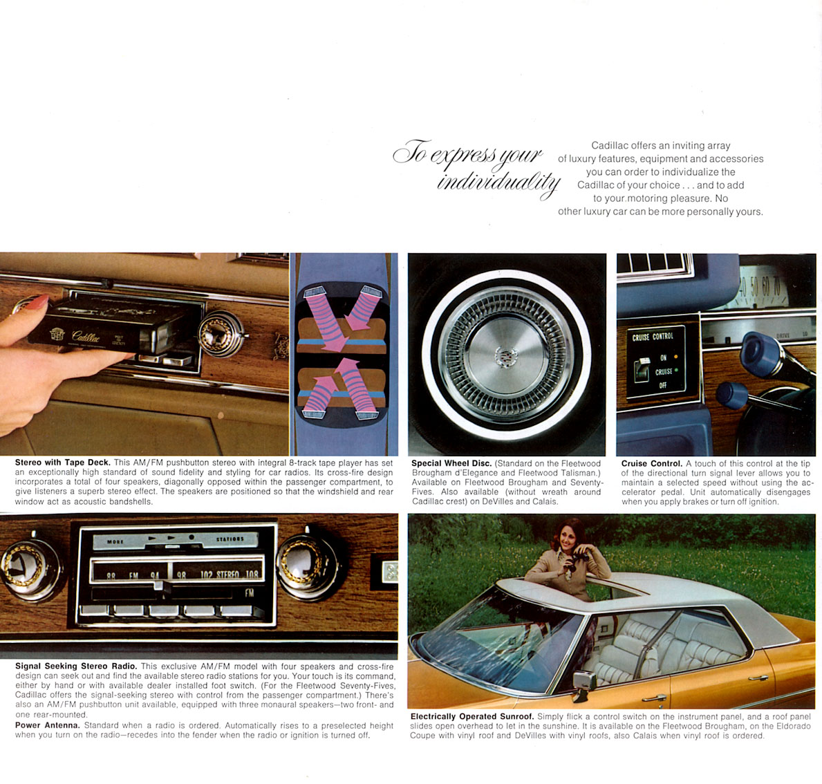1974 Cadillac Brochure Page 13